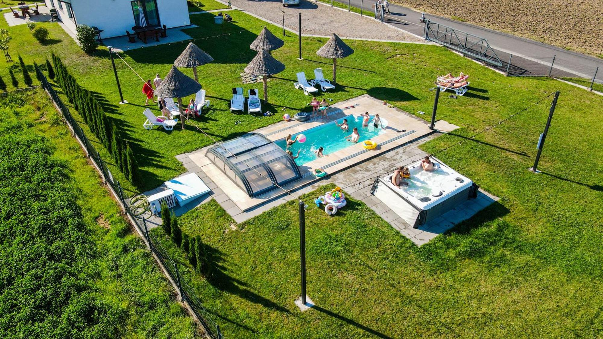 Słoneczne Wzgórze Zator Apartamento Exterior foto
