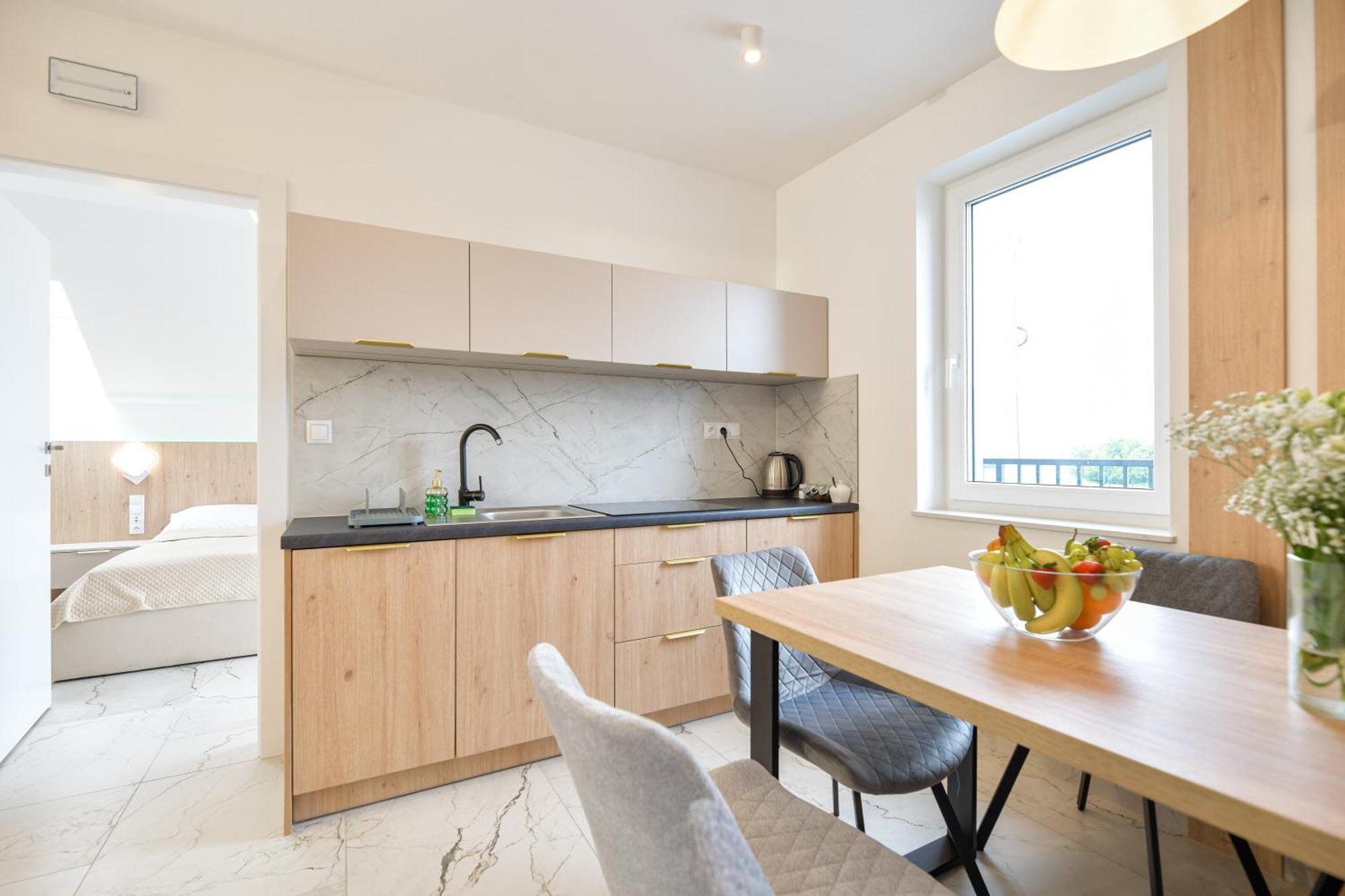 Słoneczne Wzgórze Zator Apartamento Exterior foto